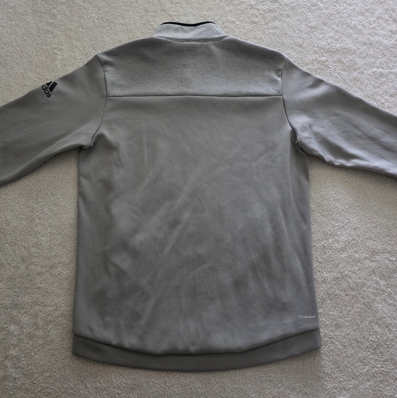 adidas Response Performance 1/4 Zip Pullover, Men's Medium, EUC - Light Gray - Picture 10 of 13